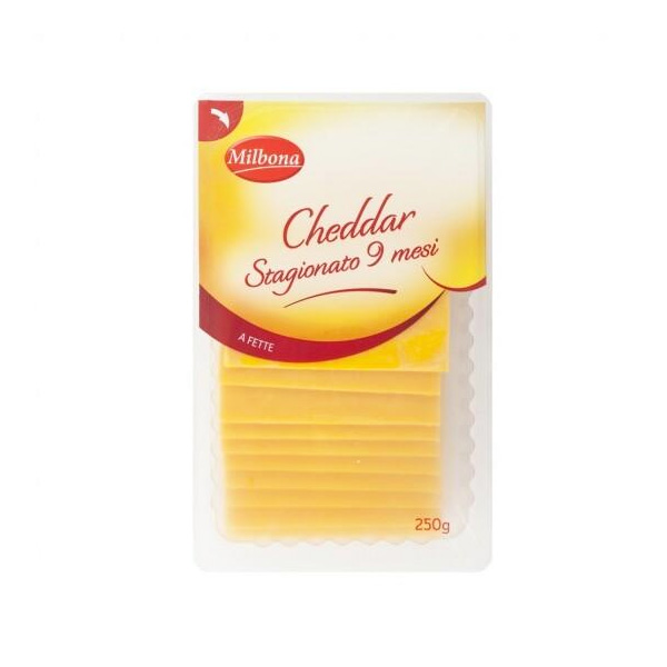 Сыр Milbona Exotic-Food 250 mesi», - stagionato «Cheddar 9 г