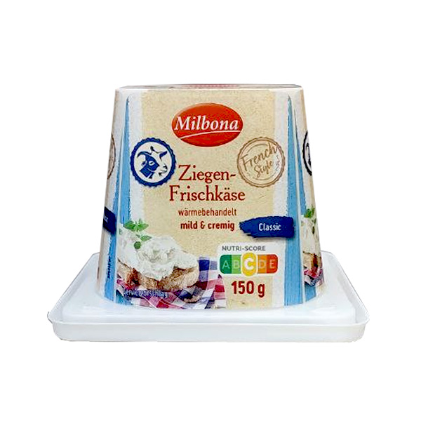 Сыр Milbona «Ziegen-Frischkäse Classic», 150 г - Exotic-Food